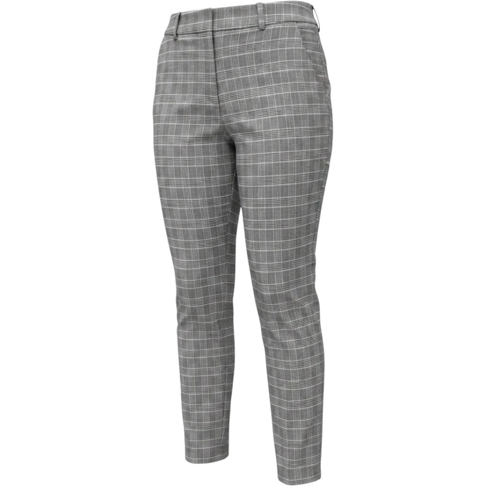 (A7) Lane Bryant Allie Skinny Ankle Pants Black White Glen Plaid 20R